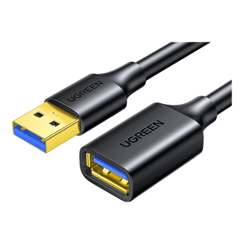 绿联USB3.0延长线公对母数据连接线电视电脑主机硬盘U盘鼠标键盘打印机扩展线加长转接线1.5米 30126