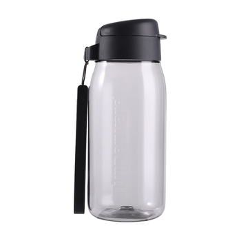 特百惠（Tupperware）乐趣550ML塑料杯夏季男女学生便携运动水杯子大容量双饮口 都市灰