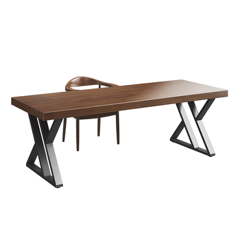 金沙公爵（Duke Kingtha）实木电脑桌长条桌子现代简约家用卧室双人书桌 标准:1.4桌厚5