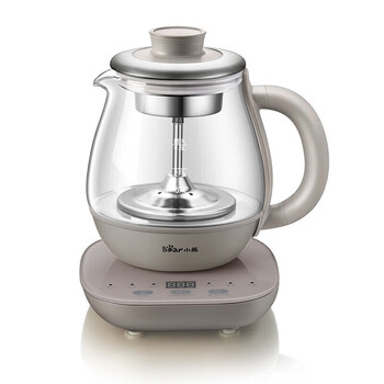小熊煮茶器 养生壶电热水壶蒸茶器喷淋式不锈钢烧水壶0.8升ZCQ-A08H2