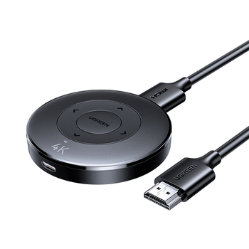 绿联手机无线投屏4K高清视频同屏器HDMI传输接收器适用苹果华为小米手机电脑接电视显示器投影仪45169