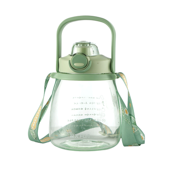 富光网红水杯男女学生大容量塑料吸管水杯壶超大成人运动健身大肚杯子