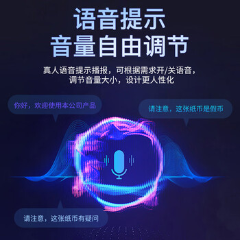 维融（Weirong）T8点钞机国标C级智能语音小型便携家用新版人民币验钞数钱机