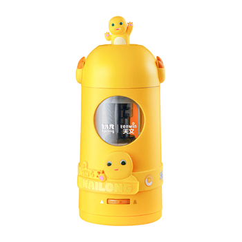 天文奶龙升级大口全自动径削笔机儿童削笔器可削7-11.5mm加粗杆大三角铅笔笔转笔刀电动文具N8822-7