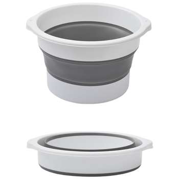 百家好世 家用泡脚桶可折叠水桶足浴盆塑料按摩洗脚盆加高盆子加厚