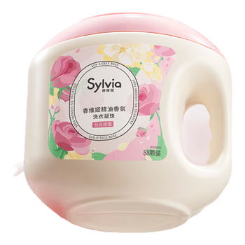 立白香维娅精油香氛洗衣凝珠 日光玫瑰 88颗  持久留香15天 速溶 快洗