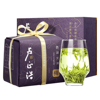 卢正浩绿茶西湖龙井茶特级150g2026新茶上市明前茶叶纸包礼盒长辈送礼