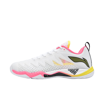 李宁（LI-NING）羽毛球鞋2024鹘鹰V男女款专业羽鞋轻量高弹缓震透气运动鞋 42 