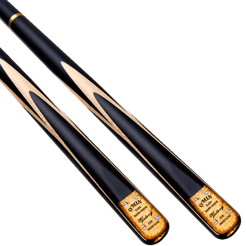 奥秘胜者台球杆黑八小头黑8中式八球斯诺克16彩中头桌球杆11.5mm