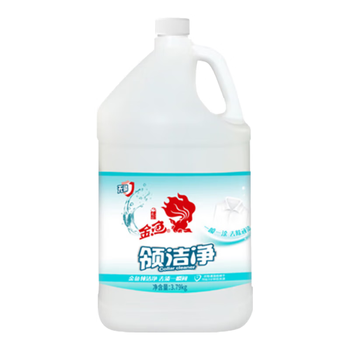 金鱼衣领净3.79kg 领洁净衣物去渍去黄袖口免搓洗 大桶家庭商业装