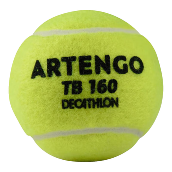 迪卡侬网球袋装球箱装球大包装无压耐打TEN网球TB160 -黄色 4103516