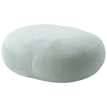 MUJI可当成腰垫使用的柔软靠垫 抱枕腰托靠枕腰靠 淡绿色 55*40*20cm