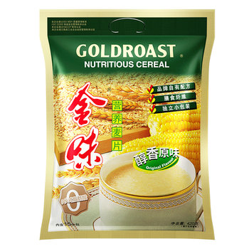金味醇香原味燕麦片420克（28g*15袋）早餐冲饮麦片即食 【尝鲜款】