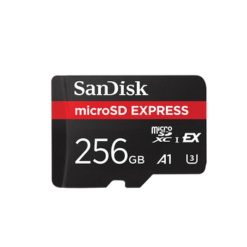 闪迪（SanDisk）256GB TF(MicroSD Express)内存卡 读880MB/s 写650MB/s 适配运动相机无人机 Switch2游戏机存储卡