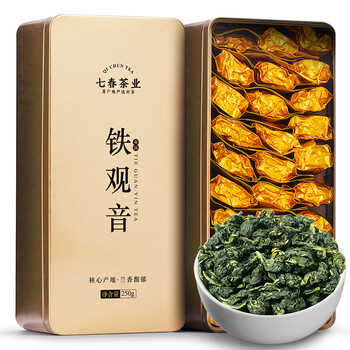 七春茶叶铁观音安溪清香型兰花香乌龙茶礼盒装500g 送长辈礼品自己喝