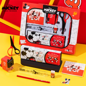 迪士尼（Disney）文具套装 小学生礼盒 男孩女孩生日礼物学习用品儿童礼物幼儿园文具大礼包 米奇DM6049M1