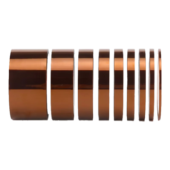 欧唛（oumai）高温胶带耐高温金手指胶带不残胶茶色胶布线路电池包扎聚酰亚胺胶带 金手指10mm*33m 1卷