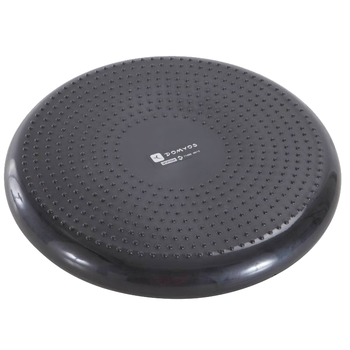 迪卡侬平衡核心训练脚踩瑜伽气垫健身训练单脚黑色瑜伽球尺寸 2181821