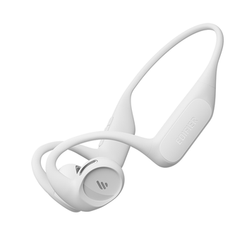 漫步者（EDIFIER）Comfo Run开放式蓝牙耳机 骨传导升级空气传导 运动耳机 无线耳机 跑步骑行 沙滩白