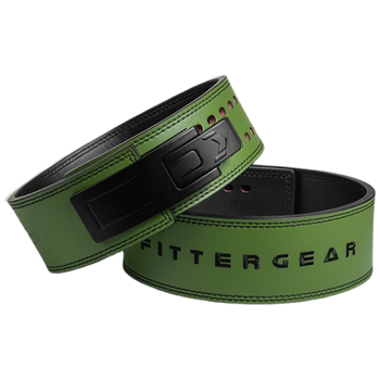 FITTER GEAR执炼力量举健身腰带快扣深蹲硬拉牛皮杠杆挺举重健美护具男护腰带