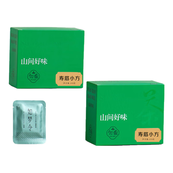 如雀茶叶寿眉6年政和白茶如梦令饼干茶盒装100g 高山白茶