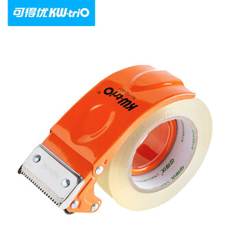 可得优（KW-triO）全金属结构封箱器 打包胶带切割器 适用60mm宽胶带 颜色随机 FQ-60N