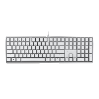 CHERRY樱桃MX3.0S TKL 机械键盘 RGB灯效 游戏键盘 有线键盘电脑办公键盘87键 白色红轴