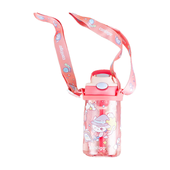 contigo康迪克儿童吸管水杯排气防喷420ml魔法猫猫HBC-GIZ283TVP+