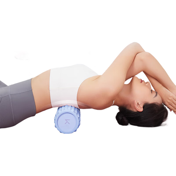 Keep泡沫轴实心肌肉放松狼牙棒按摩棒泡沫滚轴瑜伽器材 经典款浅水蓝