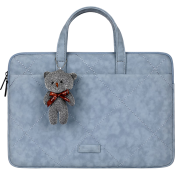 BRINCH手提电脑包女13.3英寸商务通勤简约适用苹果华为笔记本电脑包