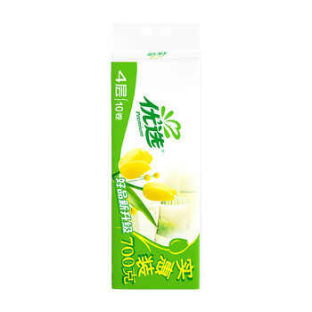 心相印LR1710优选郁金香系列70克四层无芯卫生纸 10粒/提