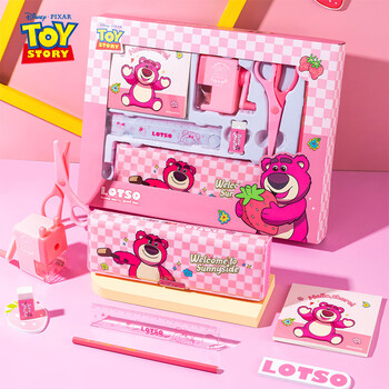 迪士尼（Disney）文具套装 小学生文具礼盒 女孩生日礼物学习用品 幼儿园开学大礼包新年礼物 草莓熊DM6049T1