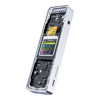 DOCKCASE多凯斯智能带屏M2固态硬盘盒SSD移动硬盘盒子Type-C3.2M.2 NVMe外置硬盘盒子适用iPhone17 Pro