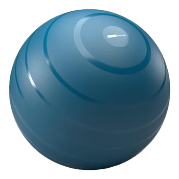 迪卡侬普拉提球加厚健身球瑞士球GYPA小号-55厘米蓝绿色-4135363