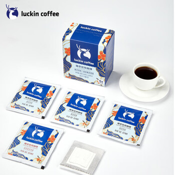 瑞幸咖啡  精品挂耳咖啡 挂耳滤纸阿拉比卡豆0蔗糖 10g*6袋RX0010