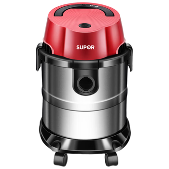 苏泊尔桶式吸尘器家用大吸力多功能一键收线不锈钢开荒保洁商用吸尘器节日送礼VCT86S