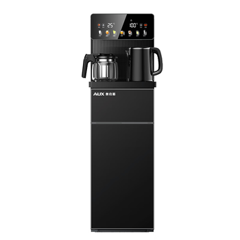 奥克斯（AUX）家用知温系列茶吧机多档控温智能遥控保温杯304不锈钢电热水壶 童锁立式饮水机制冷款YC-0.75-29