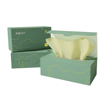 无染wuro一次性洗脸巾 竹纤维纸80抽*3盒 抑菌洁面巾擦脸巾干湿两用整箱