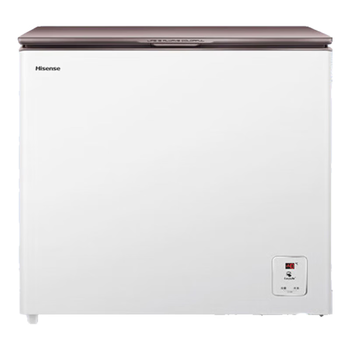 海信（Hisense）205升小型家用冰柜 低温减霜电脑控温冷藏冷冻冷柜 钢化玻璃小冰箱BD/BC-205ZNGUT