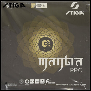斯帝卡STIGA  乒乓球拍胶皮套胶内能MANTRA PRO H咒语梵语 黑色2.1