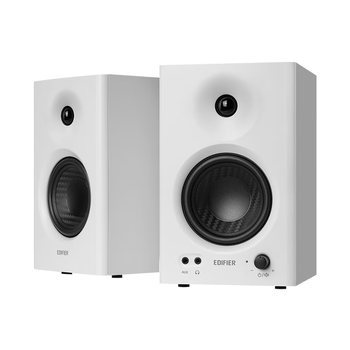 漫步者（EDIFIER）MR4 有源监听2.0音箱 高保真HIFI音质 多媒体电脑音响 桌面音响 电视音响 白色 情人节礼物