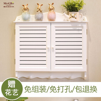 
                                                            蘑菇堡 电表箱装饰画白色百叶遮挡箱配电箱免打孔北欧风格客餐厅多媒体现代简约弱电箱总开关盒子壁饰 白色真百叶 中号内径46*32                
