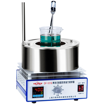 力辰（LICHEN）油浴锅实验室集热式磁力搅拌器定时数显恒温水浴锅热油加热锅DF-101S（标准款）