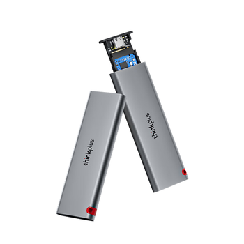 ThinkPlus联想移动固态硬盘512G 560MB/s 高速电脑PSSD手机直连type-C办公硬盘TSD302系列