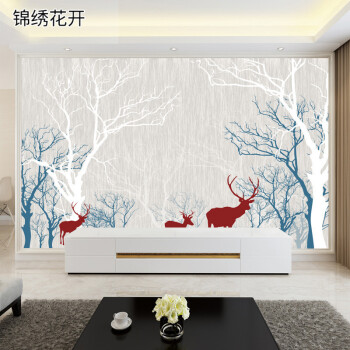 现代影视墙壁布3d立体装饰无缝墙纸5d客厅简欧电视背景墙壁画8d电视
