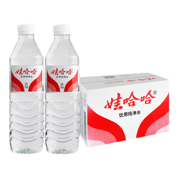 娃哈哈纯净水饮用水企业开会用水 整箱水596mL*24瓶 会议接待出游