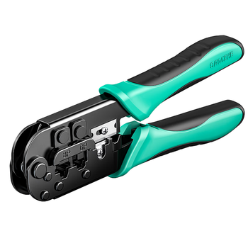 山泽网线钳 网线网络电话线水晶压线钳 6P/8P两用多功能省力剥剪线钳 压接水晶头工具CD-168