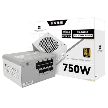 利民（thermalright）额定750W TR-TG750 压纹线版 ATX3.0电源 金牌全模组 原生PCIE5.0 全日系电解电容