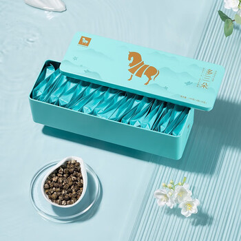 八马茶业 多三朵·茉莉花茶龙珠 绿茶茉莉鲜花茶叶礼盒装144g