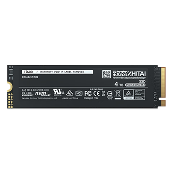致态(ZhiTai)长江存储 4TB SSD固态硬盘 NVMe M.2接口 Ti600系列 (PCIe 4.0 产品)